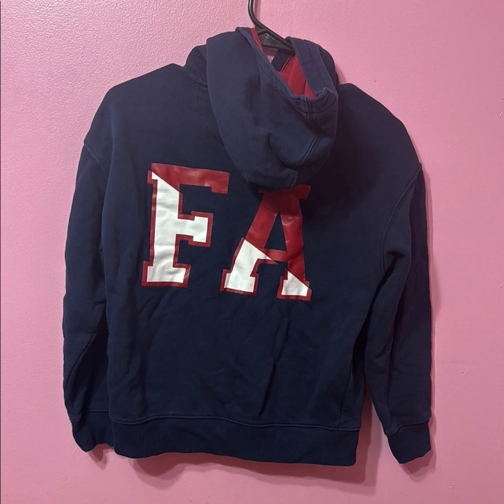 Kids Navy Blue Hoodie Size L 10/12